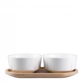 Rosendahl Grand Cru tapassett 19x10 cm 2 stk hvit