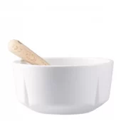 Rosendahl Grand Cru snackskål med skje 10,5 cm hvit