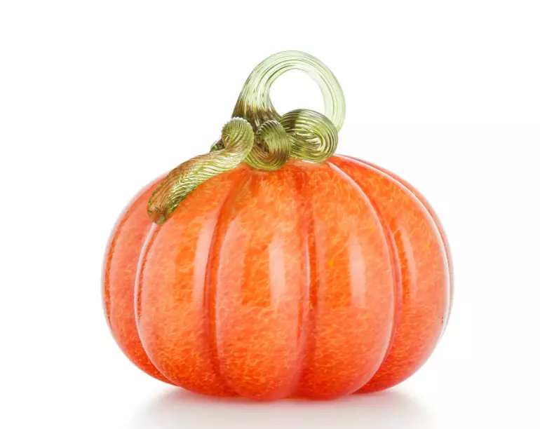 Hadeland Glassgresskar orange 14 cm