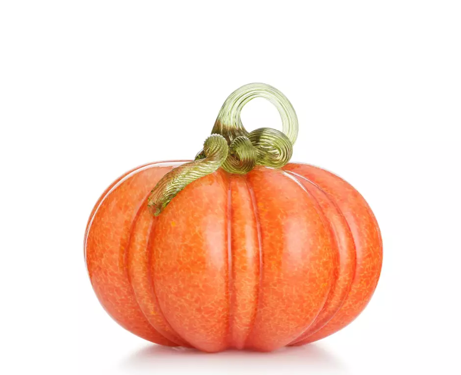 Hadeland Glassgresskar orange 17 cm