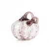 Hadeland Glassgresskar lys spettet 11 cm