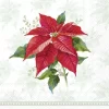 Ihr Classic poinsettia lunch serviett
