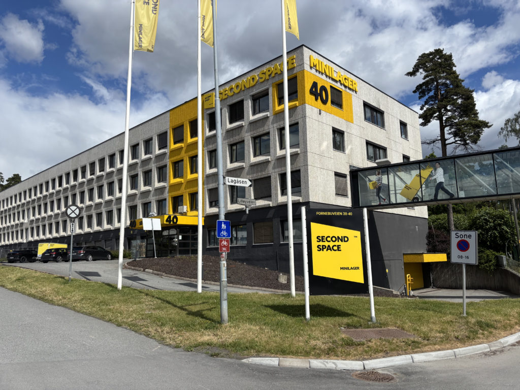 Vi holder til i Second Space bygget.
