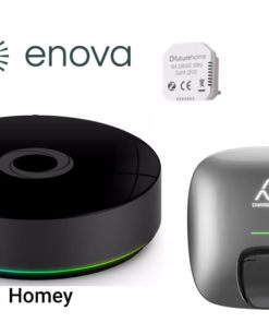 Premium smarthuspakke med Homey Pro, Charge Amps Luna og rele for VVB.