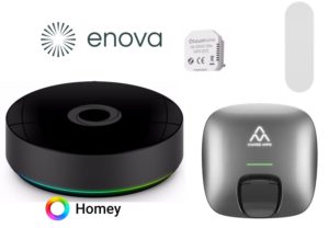 Premium smarthuspakke med Homey Pro, Charge Amps Luna og rele for VVB.