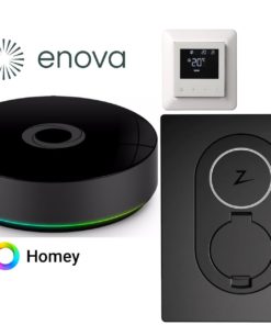 18.590 for Premium smarthuspakke med Homey Pro, Zaptec GO og termostat. Pris etter støtte.