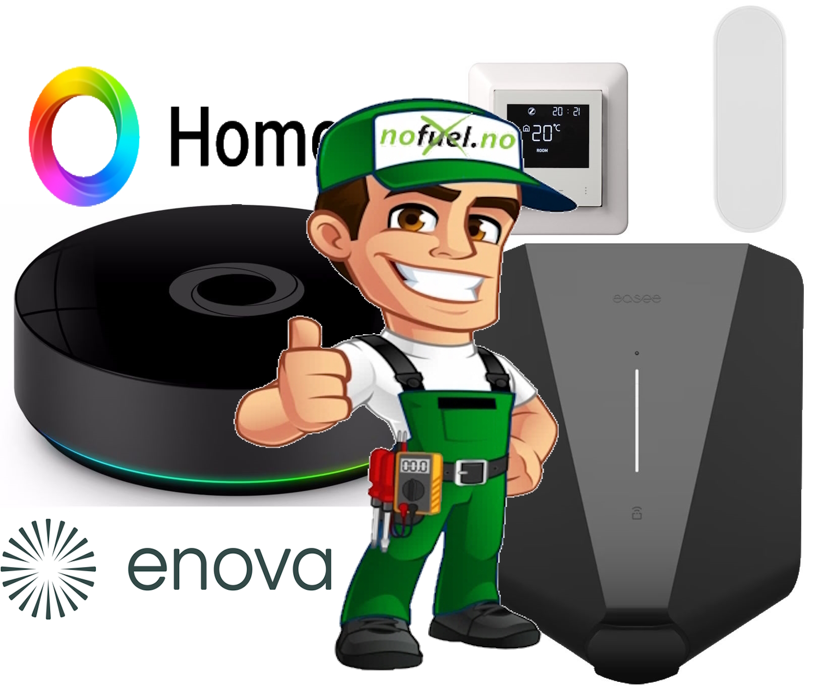 Ladepakker med installasjon og Enovastøtte