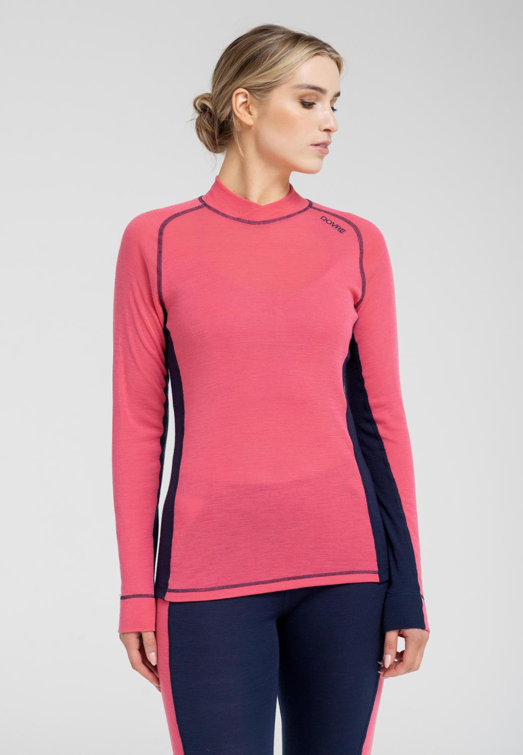 DOVRE Folded baselayer ulltrøye dame