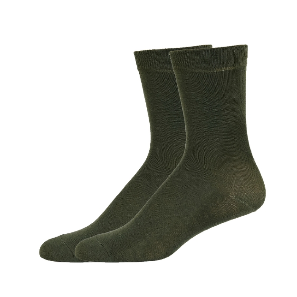 Safa 2-pk Ullsokker strikkløs topp