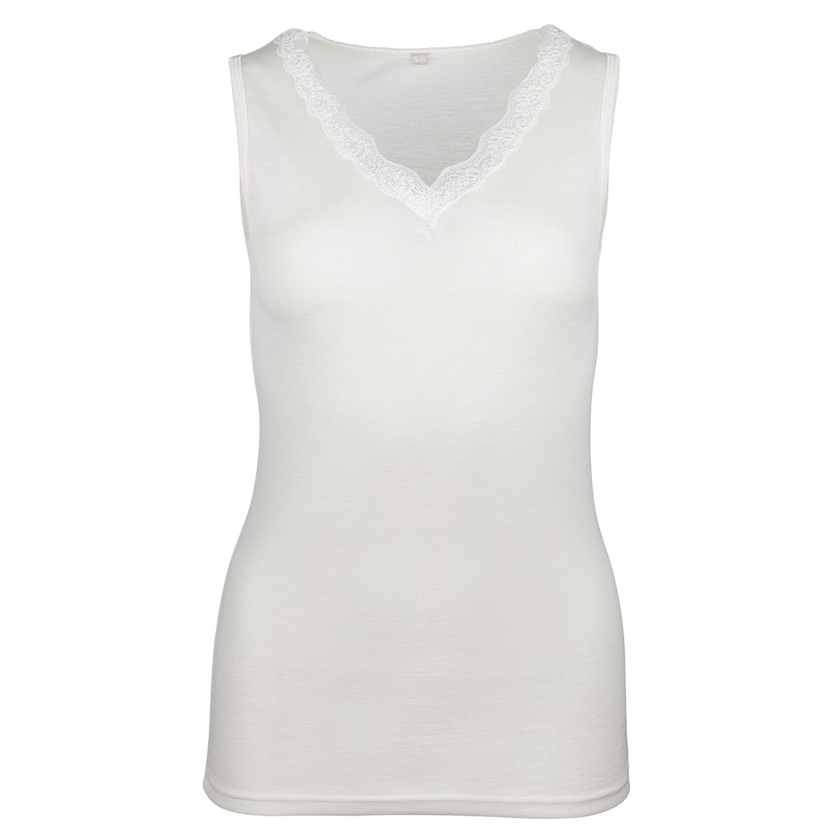 Safa singlet m/blonde ull/silke