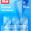 Trykknapper Transparent 13mm