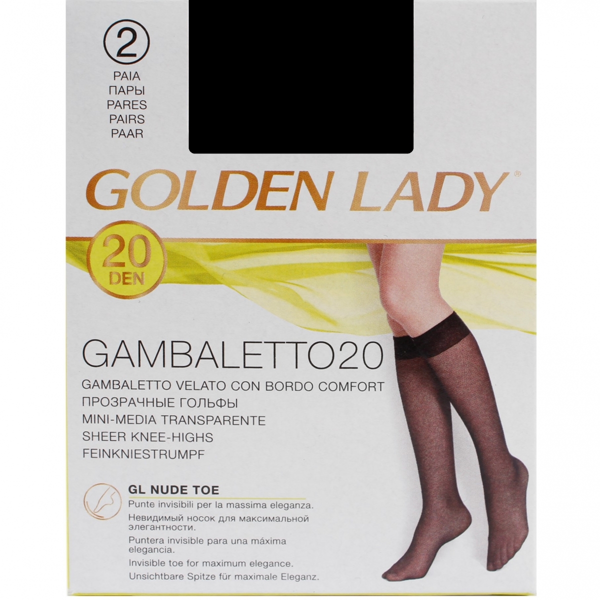 Gambaletto 20 knestrømper 2 pk.