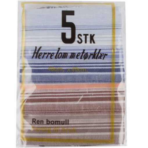 Lommetørkle Herre 5 pk.