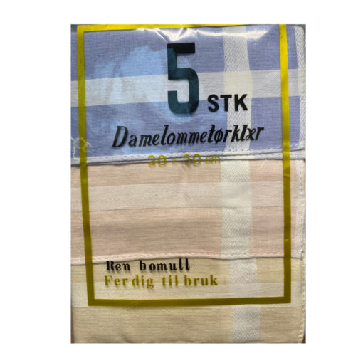 Lommetørkle Dame 5 pk.