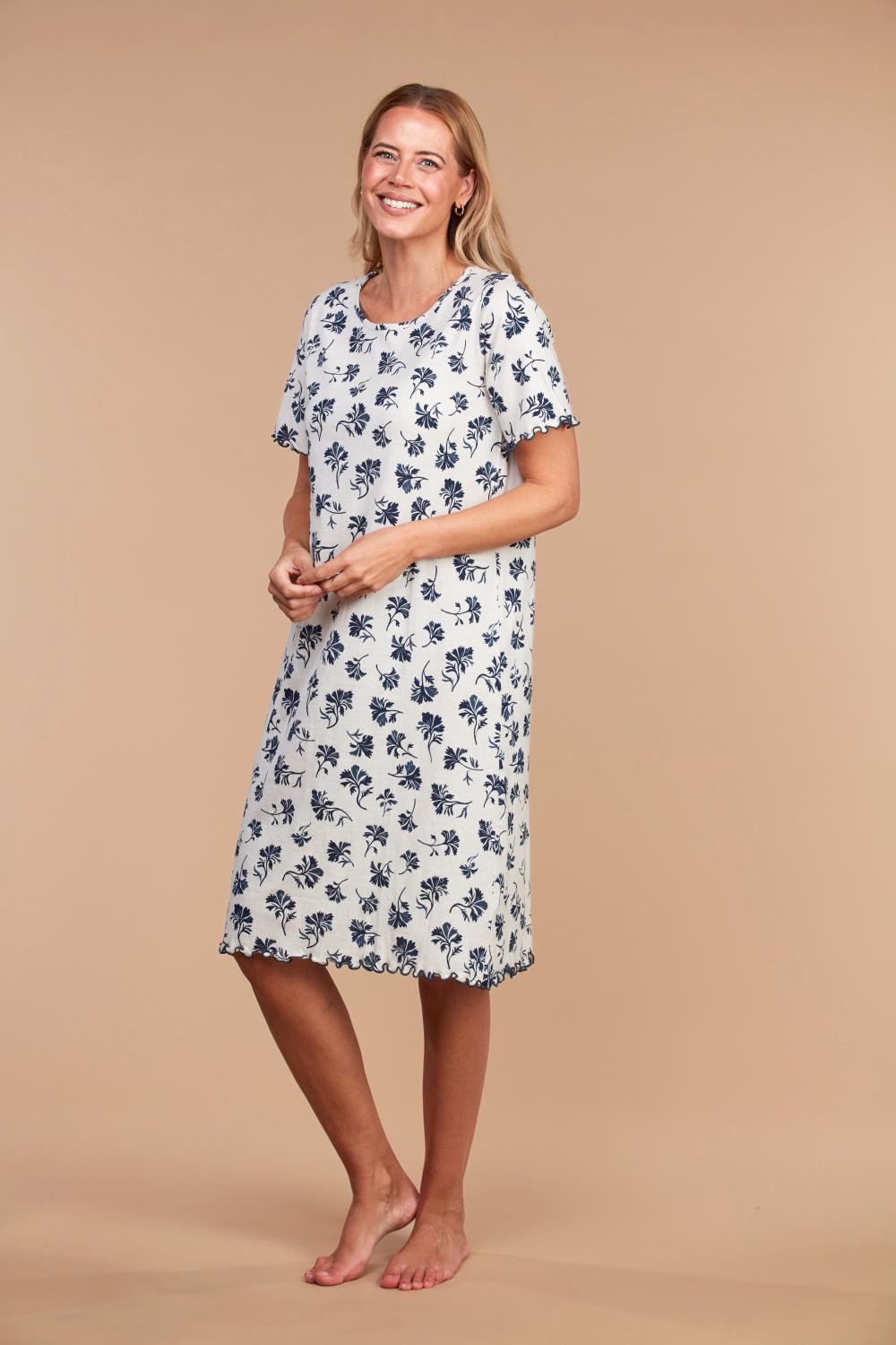 Nattkjole med korte ermer