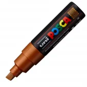 Uni POSCA PC-8K - Chisel 8mm - 42 Bronze