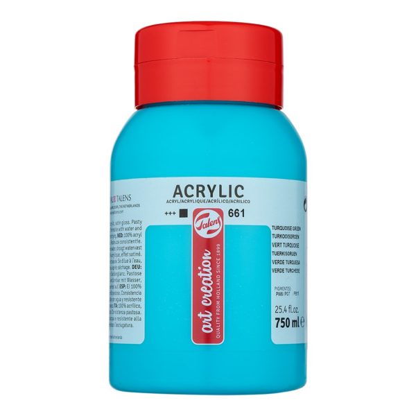 Art Creation Akryl 750ml - 661 Turquoise green