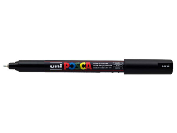 Uni POSCA PC-1MR - Ultra-Fine 0,7mm - 24 Black