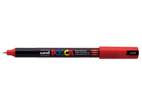 Uni POSCA PC-1MR - Ultra-Fine 0,7mm - 15 Red