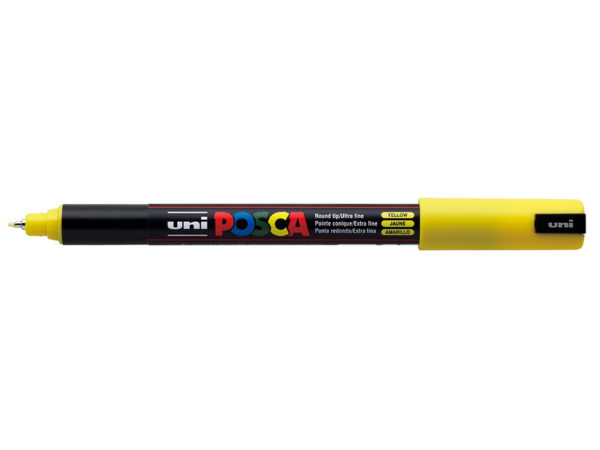 Uni POSCA PC-1MR - Ultra-Fine 0,7mm - 2 Yellow
