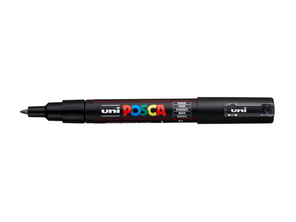 Uni POSCA PC-1M - Extra-Fine 0,7-1mm - 24 Black