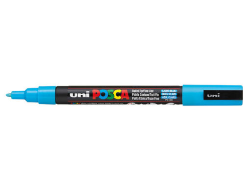 Uni POSCA PC-3M - Fine 0,9-1,3mm - 8 Light Blue