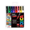 Uni POSCA PC-3M - Fine 0,9-1,3mm - Sett Standard 8stk