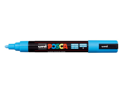 Uni POSCA PC-5M - Medium 1,8-2,5mm - 8 Light Blue