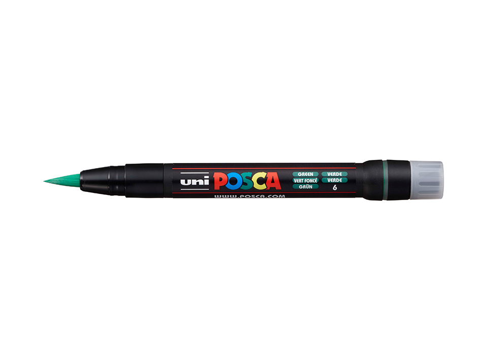 Uni POSCA PCF-350 - Brush 1-10mm - 6 Green