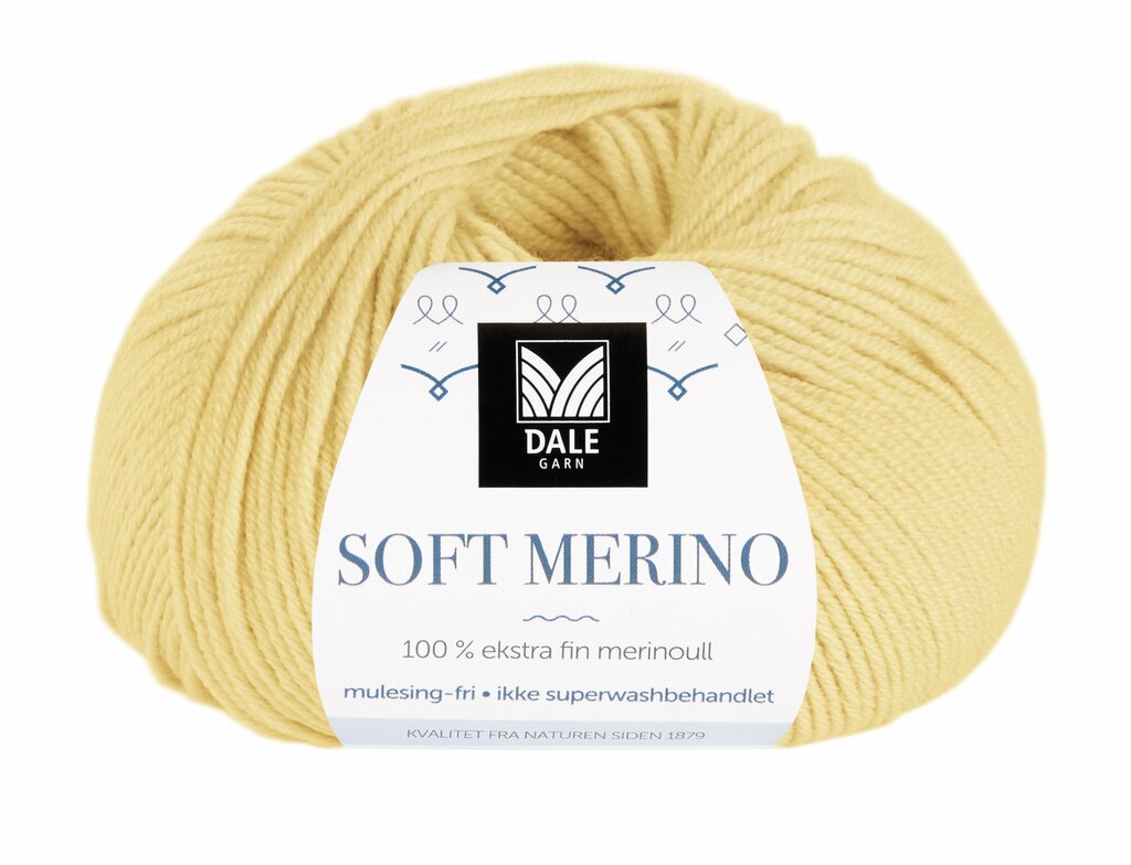 Soft Merino - Lys gul 3009