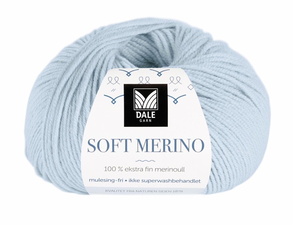 Soft Merino - Lys blå 3011