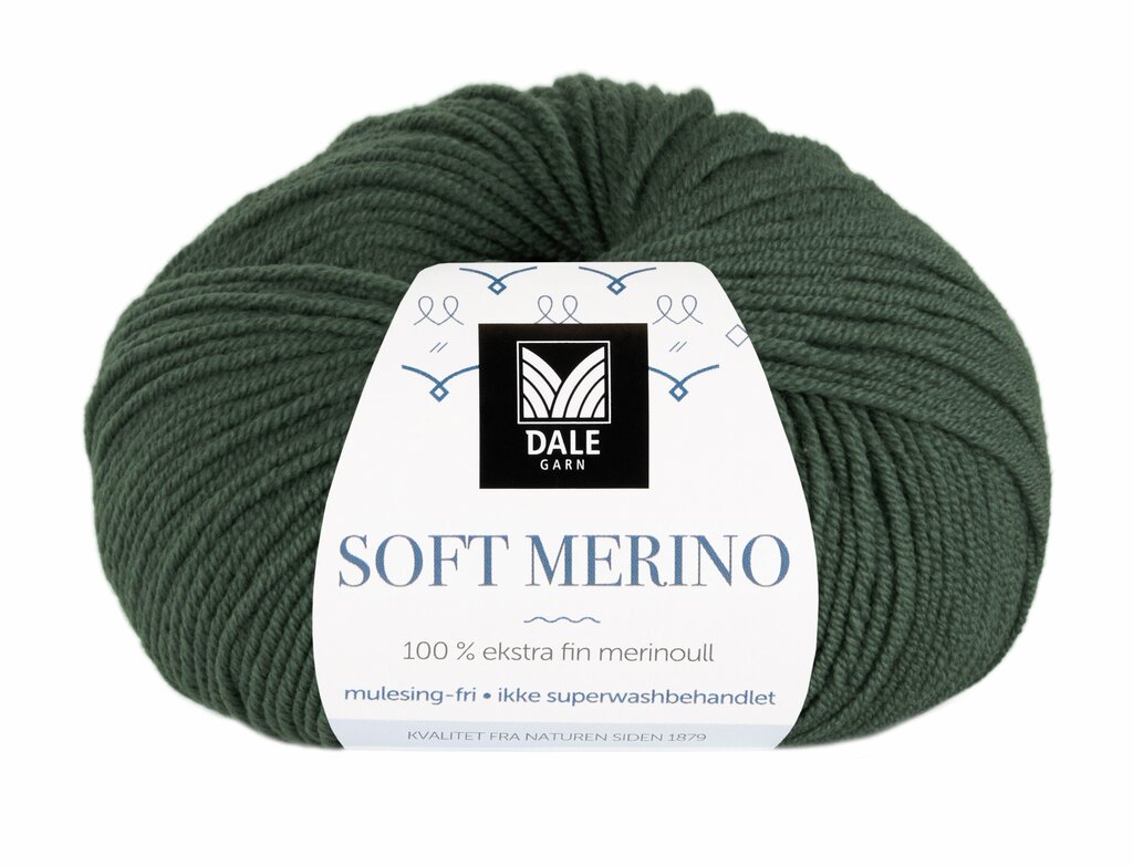Soft Merino - Flaskegrønn 3020