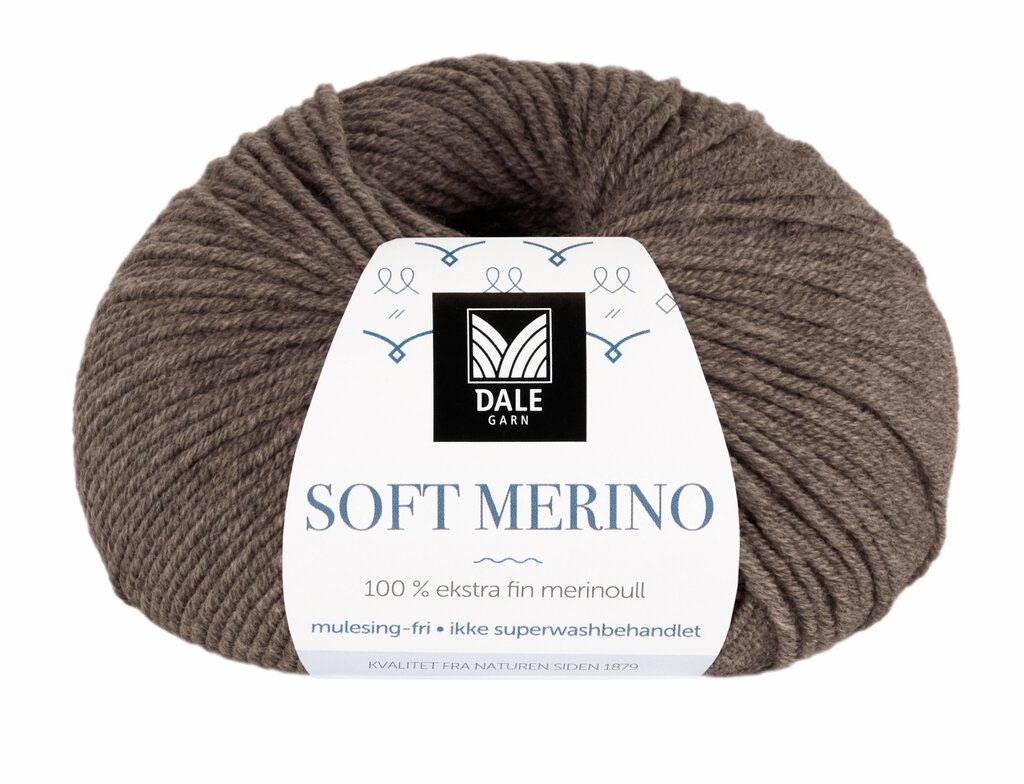 Soft Merino - Brun melert 3025