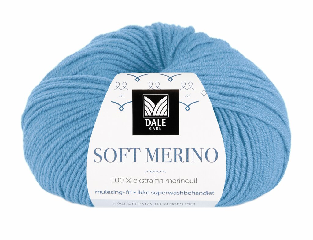Soft Merino - Isblå 3027