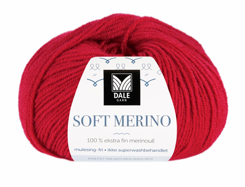 Soft Merino - Rød 3021
