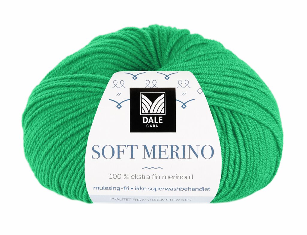 Soft Merino - Skarp grønn 3030