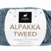 Alpakka Tweed - Blå