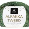 Alpakka Tweed - Furugrønn