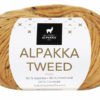 Alpakka Tweed - Gul