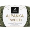 Alpakka Tweed - Oliven