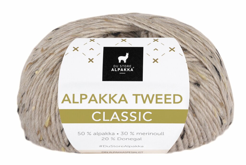 Alpakka Tweed Classic - Beige