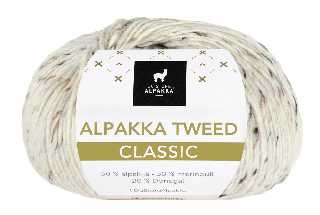 Alpakka Tweed Classic - Natur