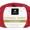 Alpakka Tweed Classic - Rød