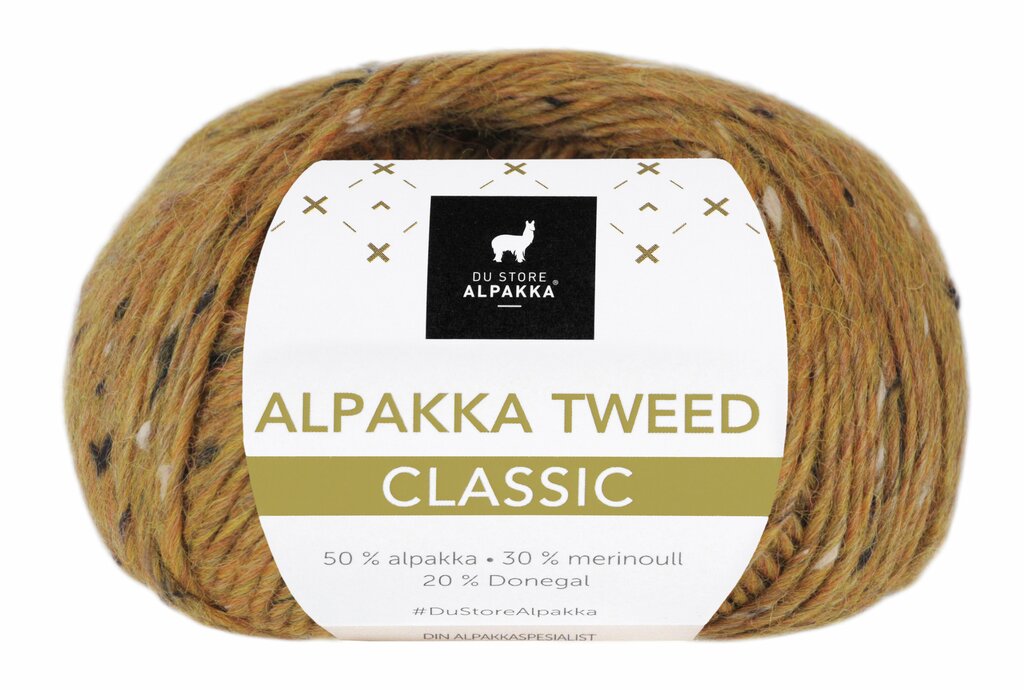 Alpakka Tweed Classic - Sennep