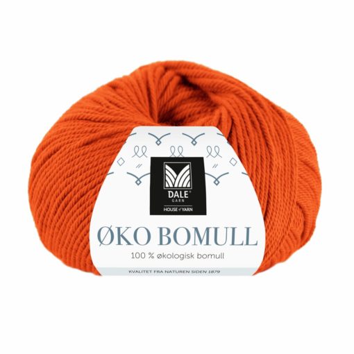 Øko Bomull - Oransje