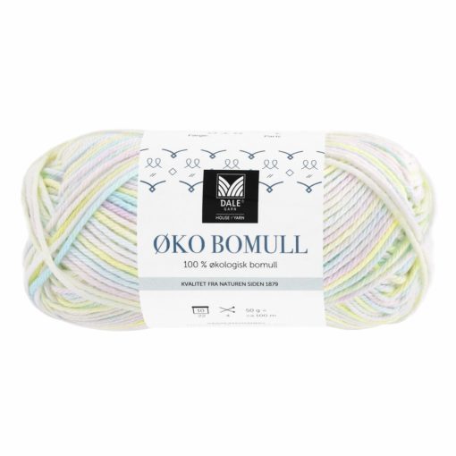 Øko bomull - Stripy pastell