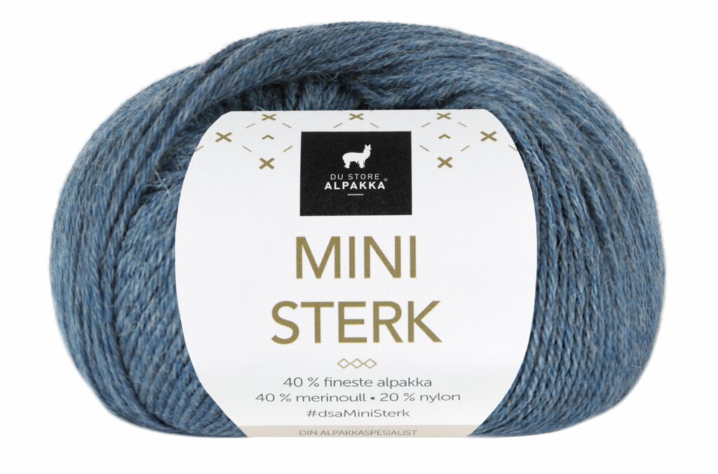 Mini Sterk - Denim melert