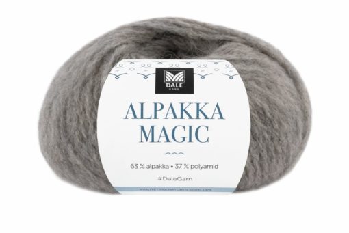 Alpakka Magic - Grå melert