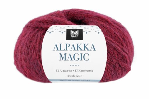 Alpakka Magic - Vinrød