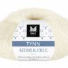 Tynn Kidsilk Erle - Hvit